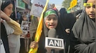  Israel Hezbollah War: Nasrallah's Death Leads To Protest By Women &amp; Children In Jammu And Kashmir 