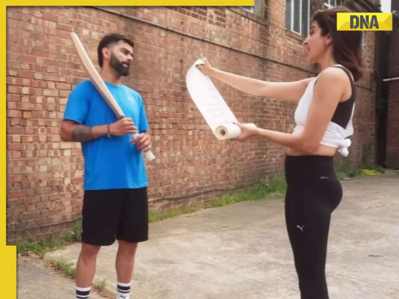 Anushka Sharma outshines Virat Kohli with her unique cricket rulebook, video goes viral