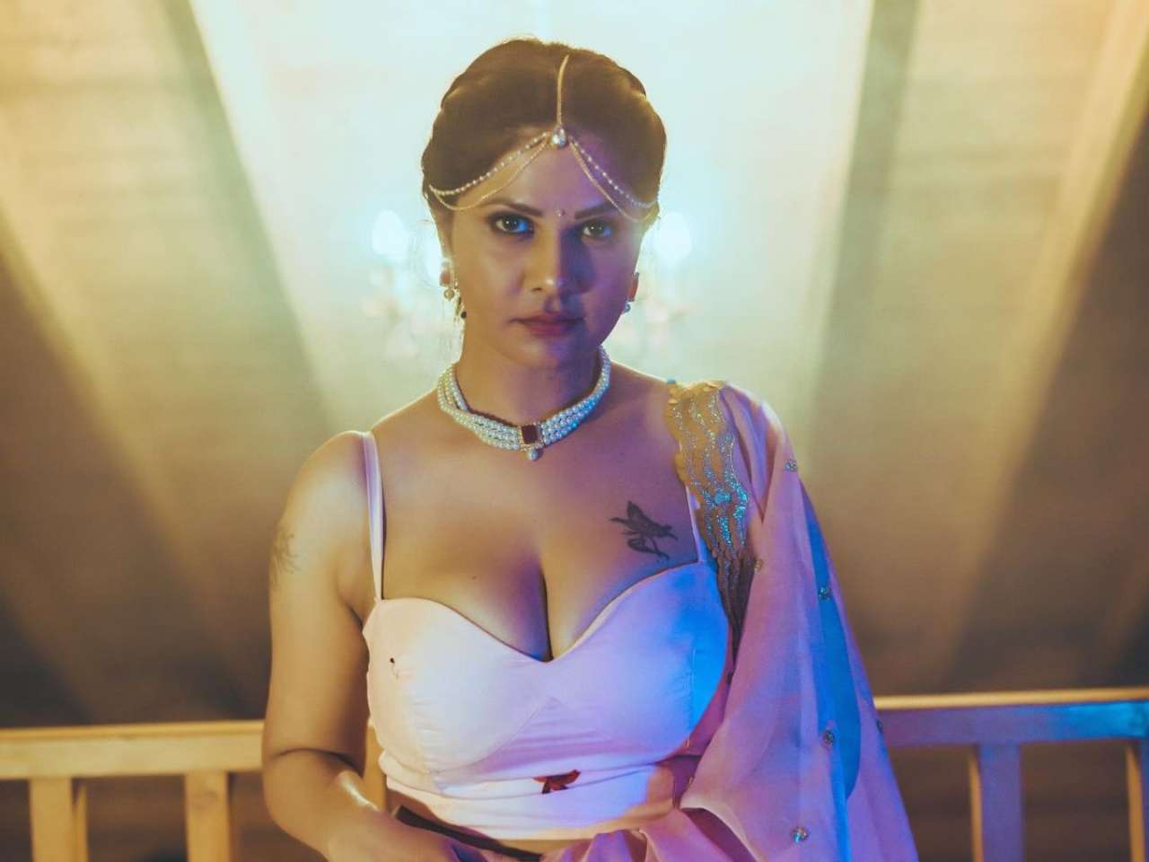 Aabha Paul in Apsara mode