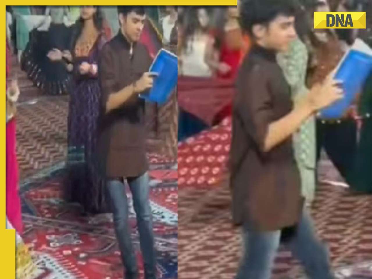 'Born to dance, forced to study': Video of man reading book while performing garba goes viral