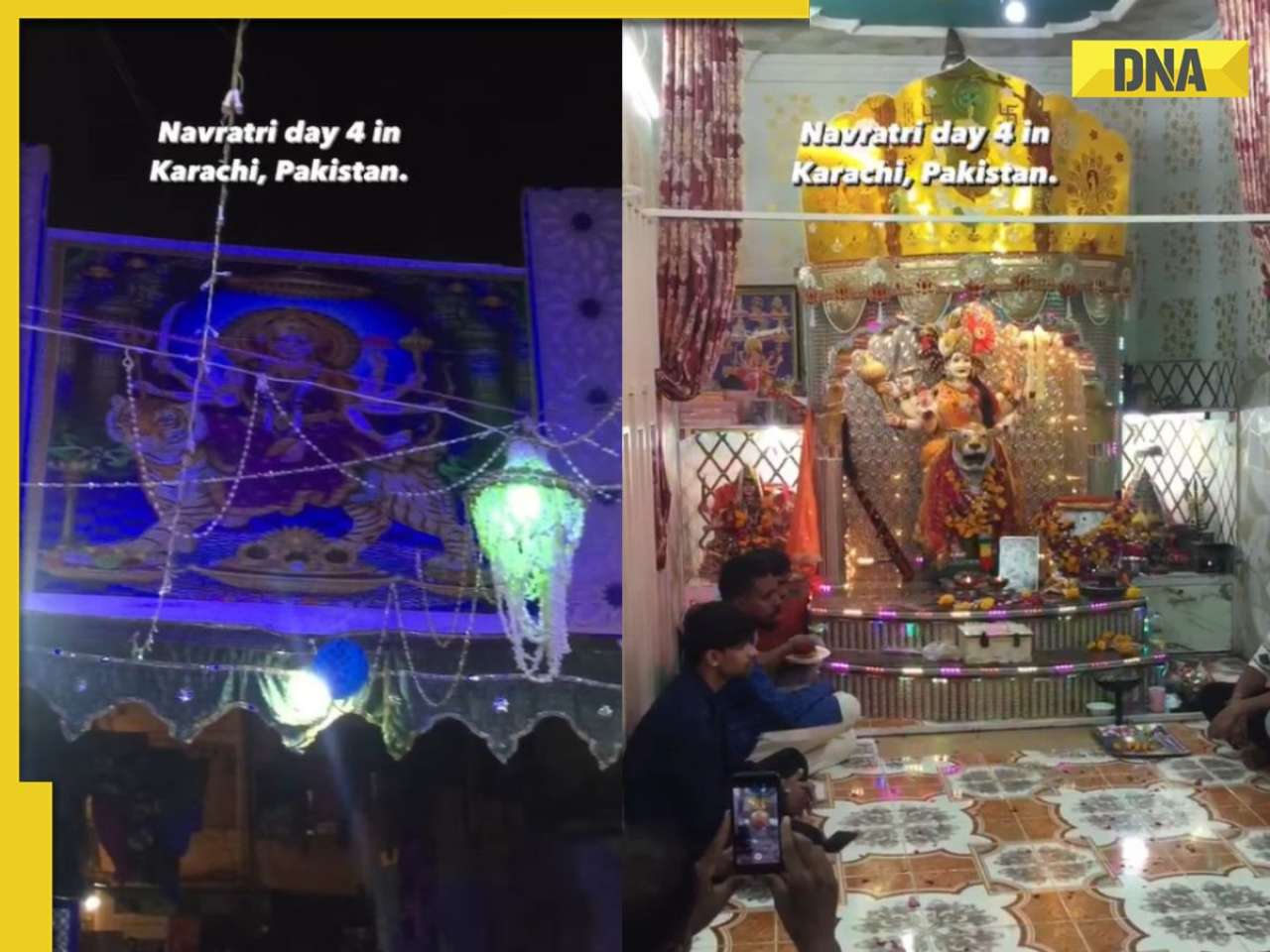 Pakistani influencer shares video of colourful Navratri celebrations in Karachi, social media reacts