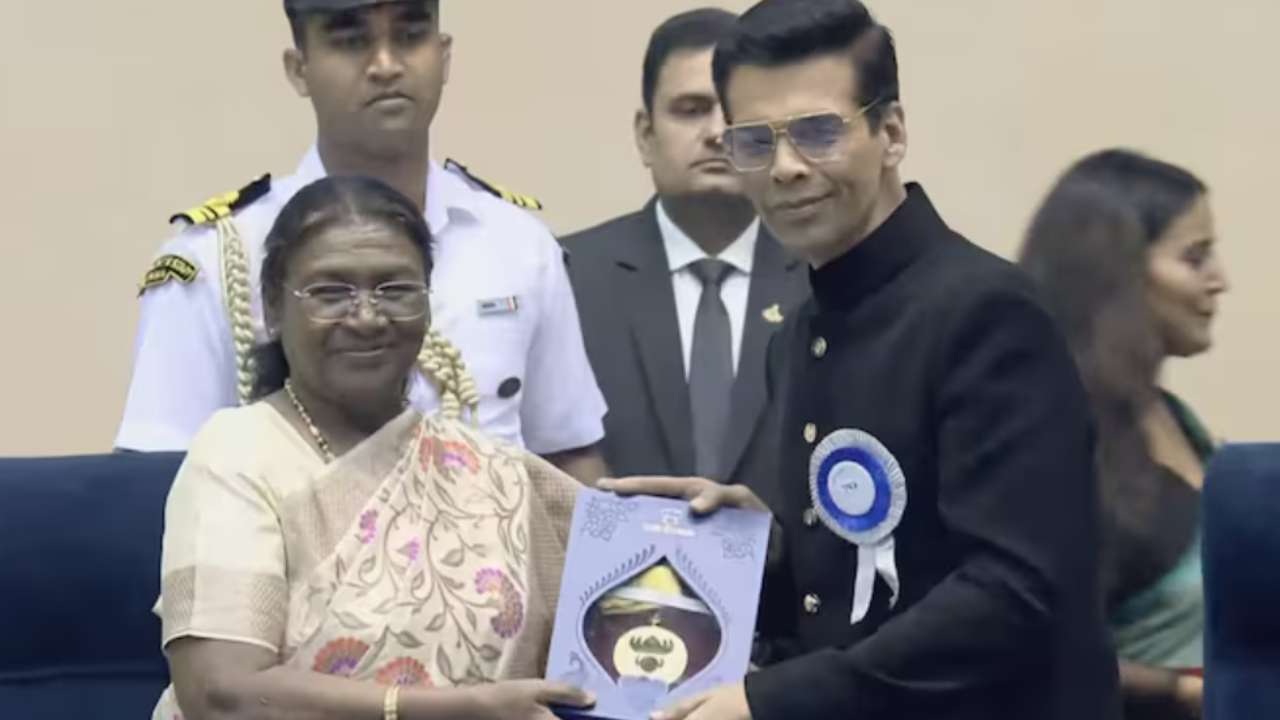 Karan Johar accepts award for Brahmastra