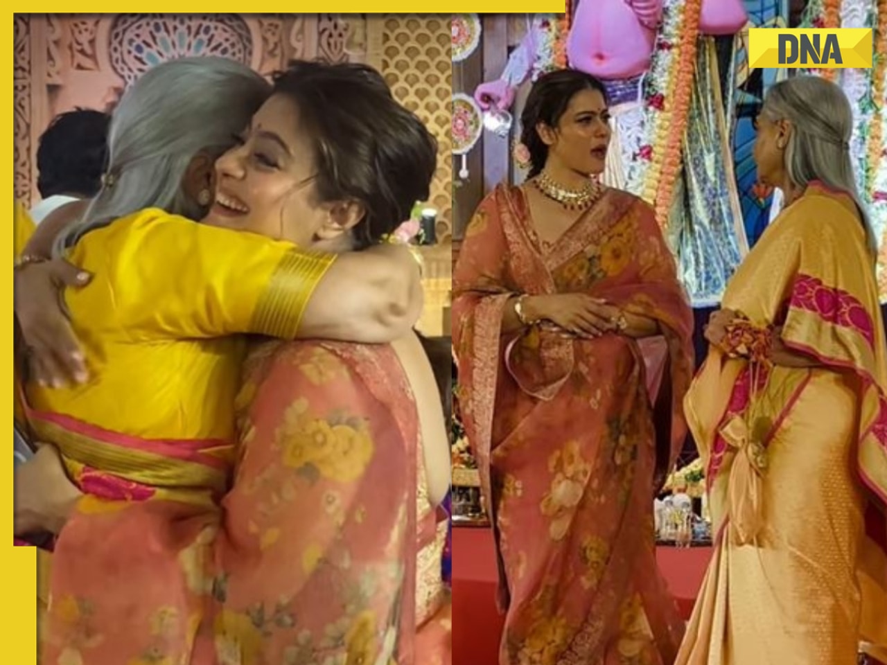 'Aishwarya Rai ke alawa...': Kajol, Jaya Bachchan reunite for Durga Puja celebration in viral video, netizens react