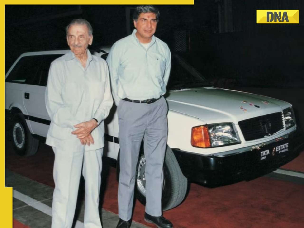 Was Ratan Tata adopted and not JRD Tata's biological son?