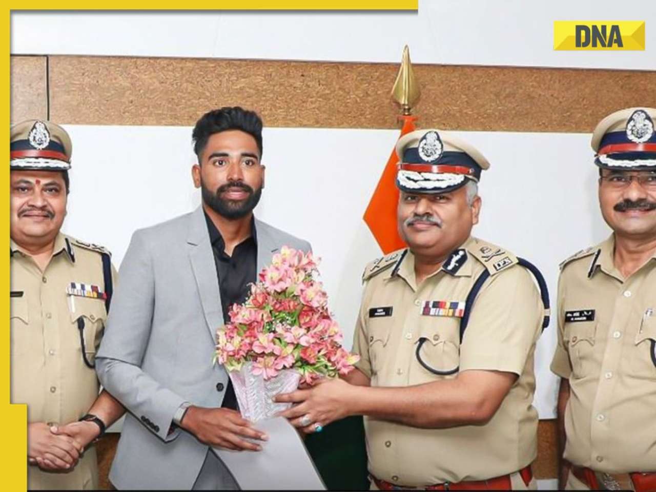 Indian speedster Mohammed Siraj takes charge as Telangana DSP