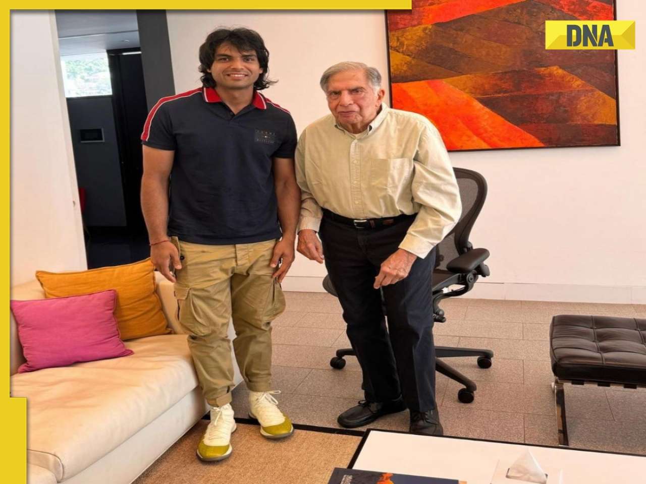 When Neeraj Chopra met 'a true visionary' Ratan Tata and said...