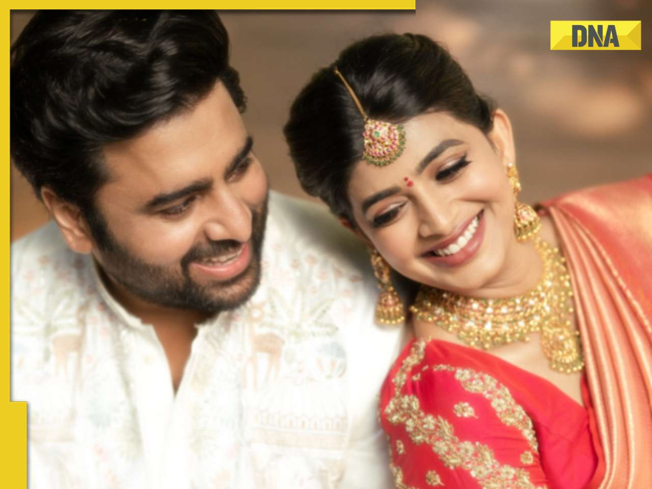 Nara Rohit, Siree Lella get engaged in Hyderabad; Chandrababu Naidu, Nandamuri Balakrishna attend ceremony