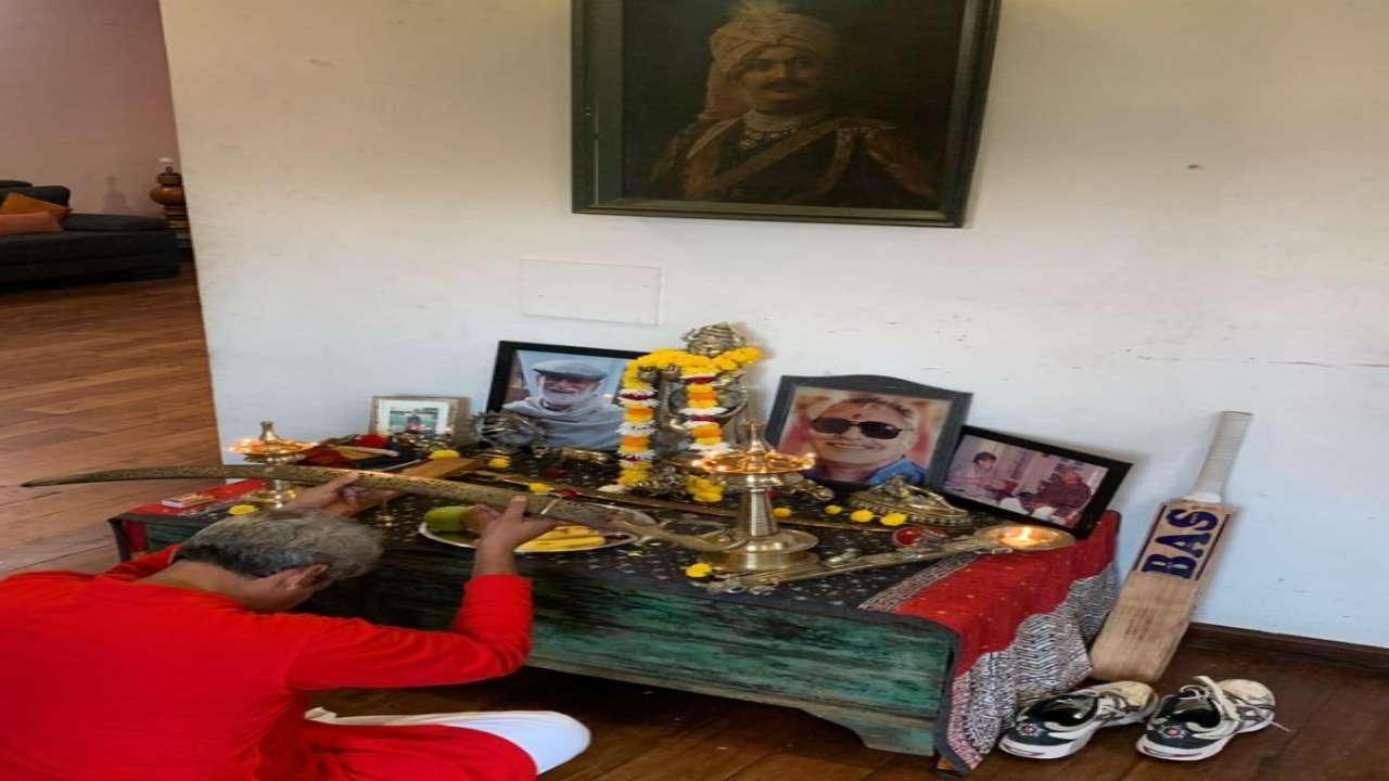 Prayer area at Ajay Jadeja's house