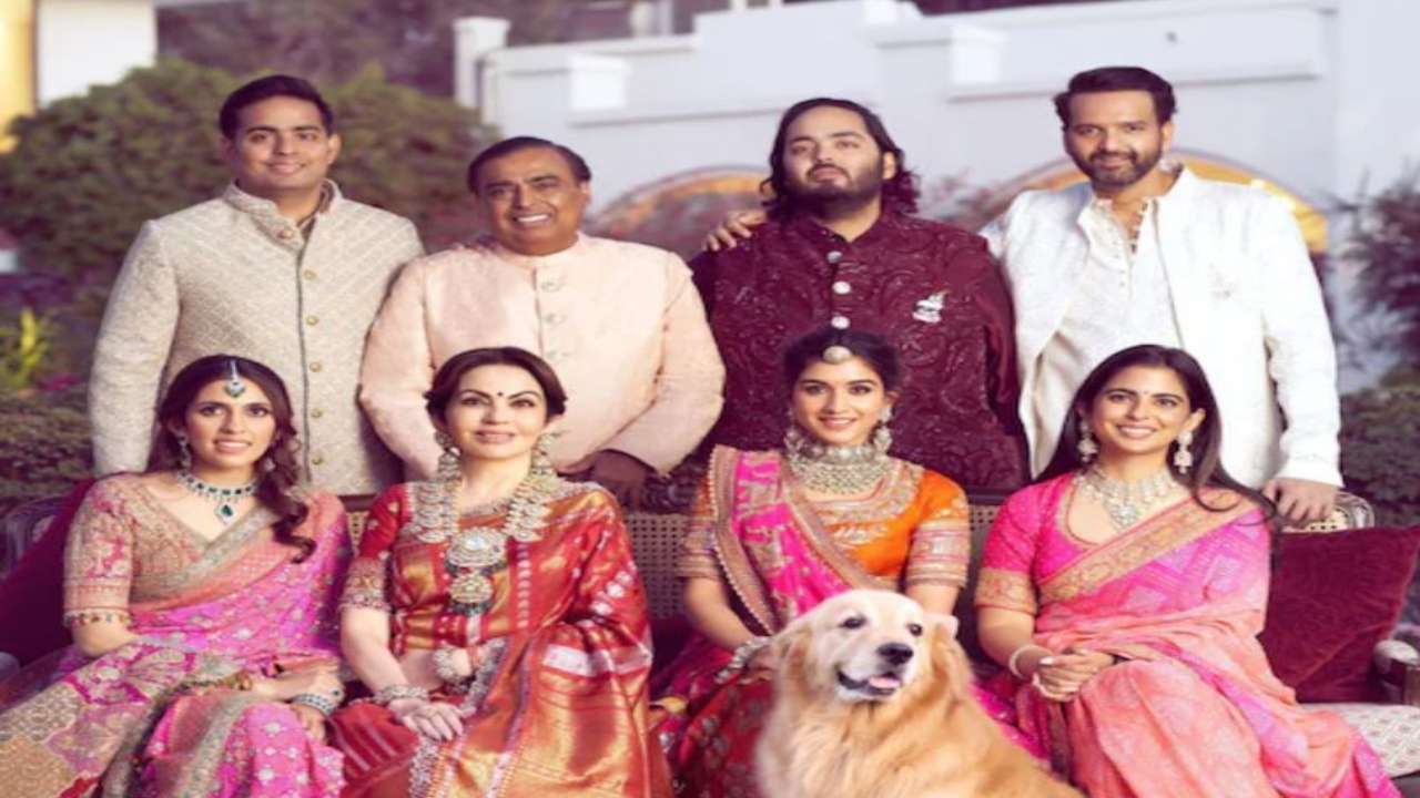 The Ambani family