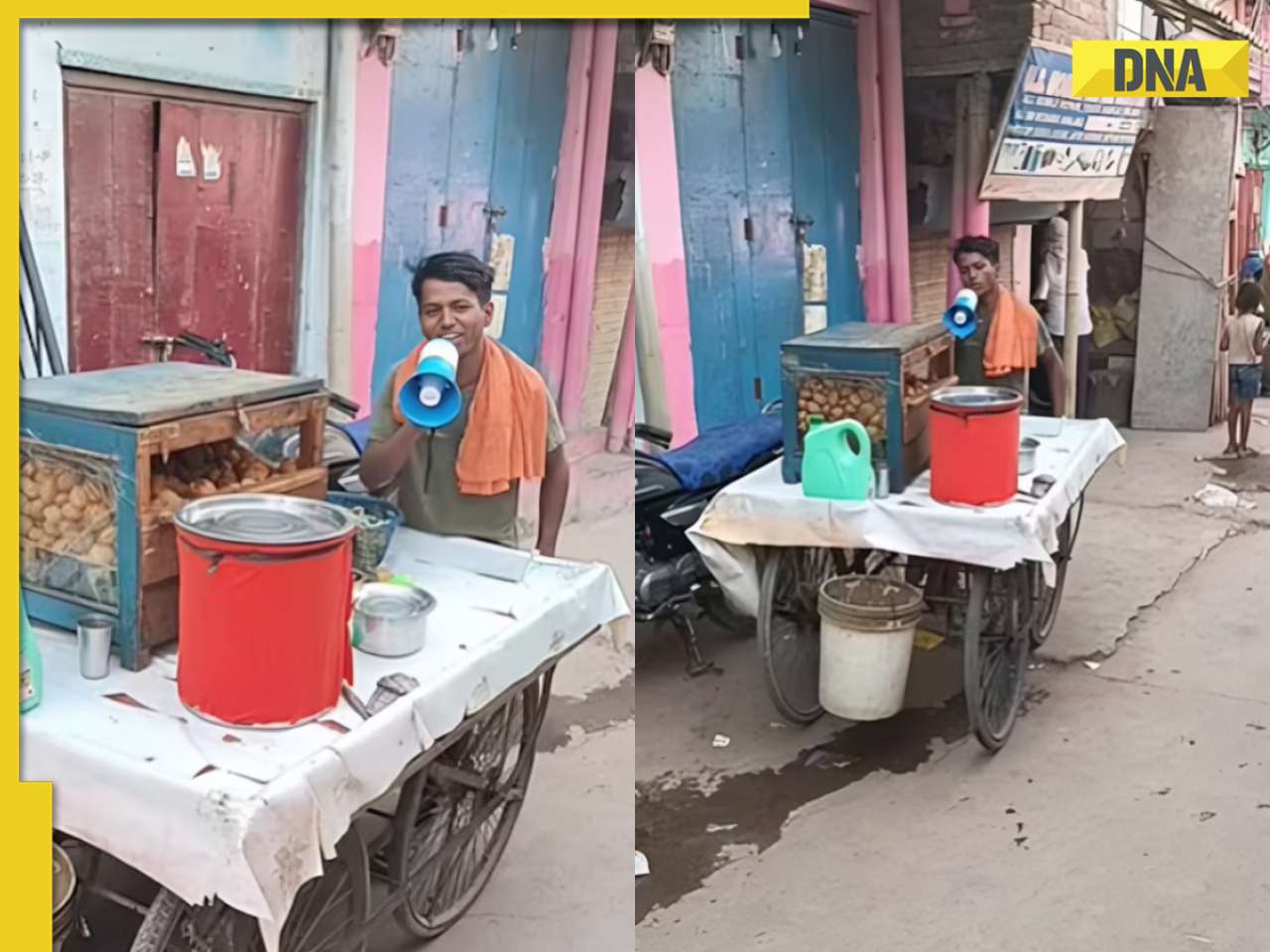 This panipuri seller mimics cartoon character Oggy, watch viral video