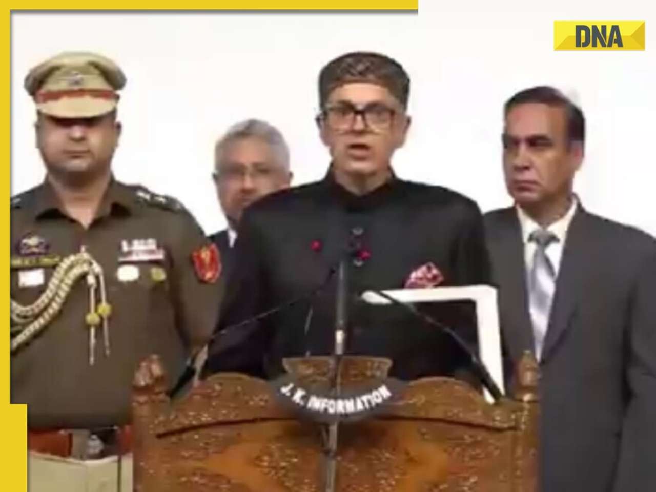 Omar Abdullah takes oath as Jammu and Kashmir CM as UT gets elected government after 10 years