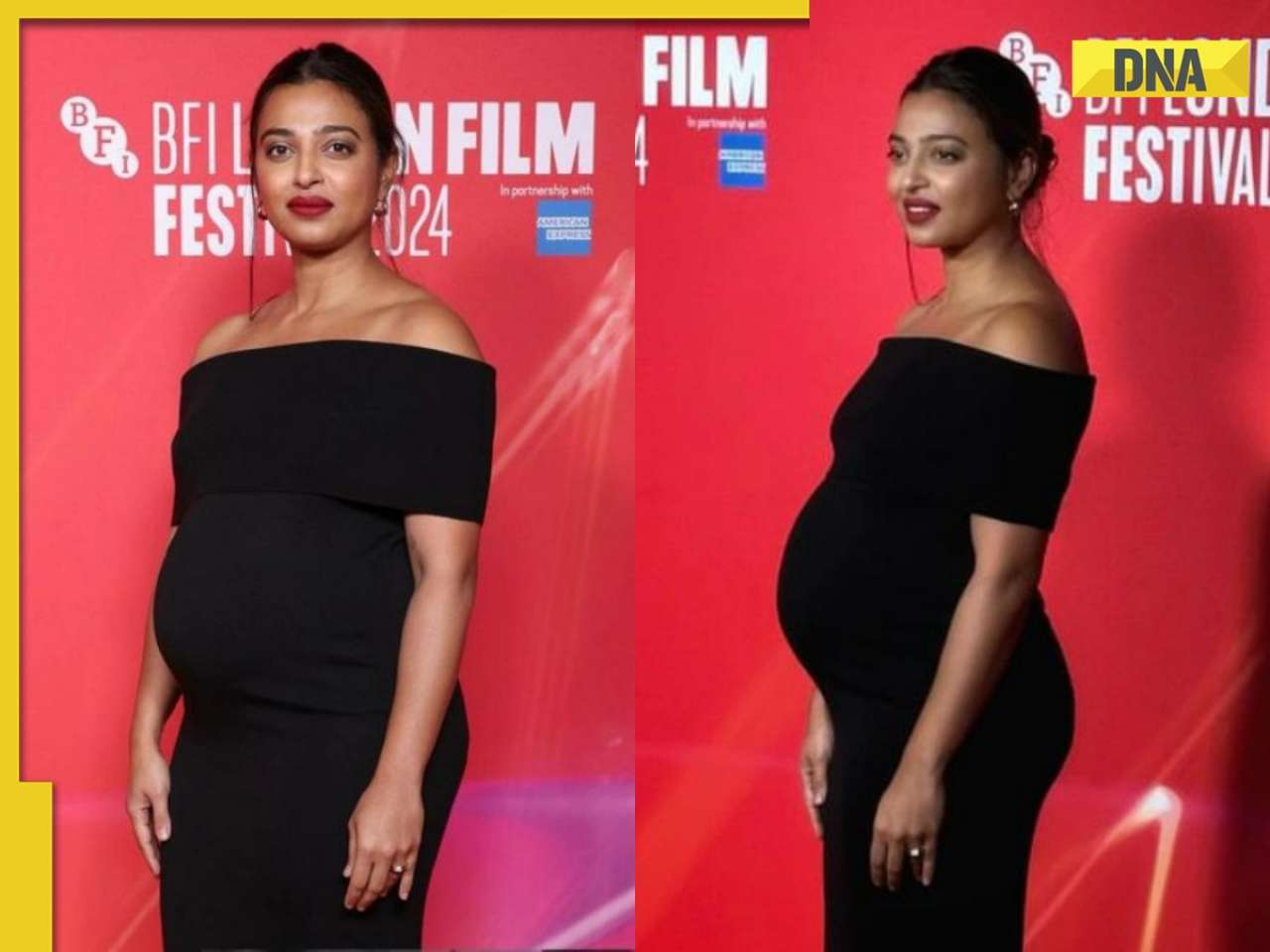 Radhika Apte announces pregnancy at BFI London Film Festival, flaunts baby bump in stunning bodycon dress; PICS go viral