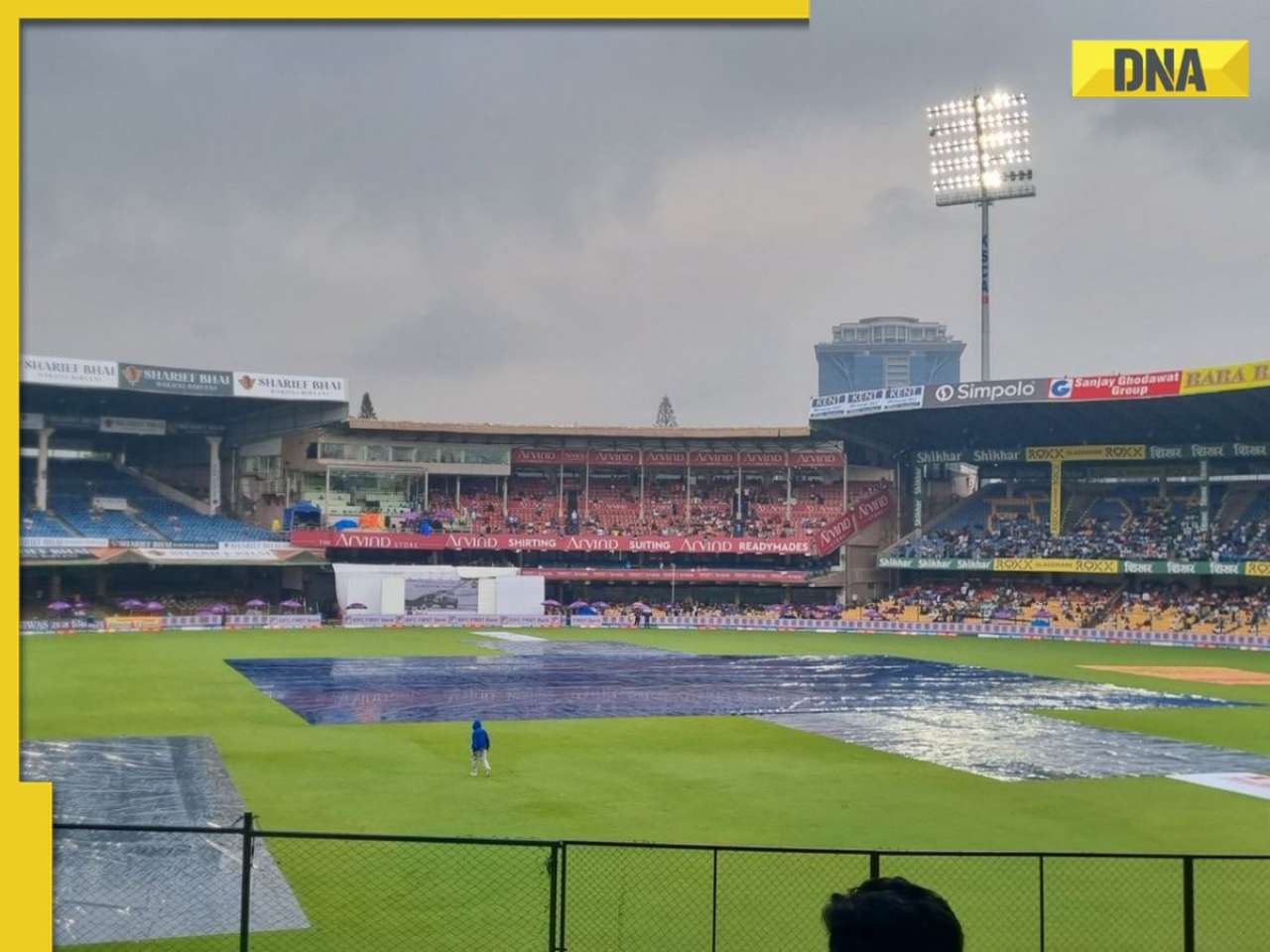 IND vs NZ 1st Test, Day 4: Heavy rain in Bengaluru forces early stumps, New Zealand need 107 runs to win