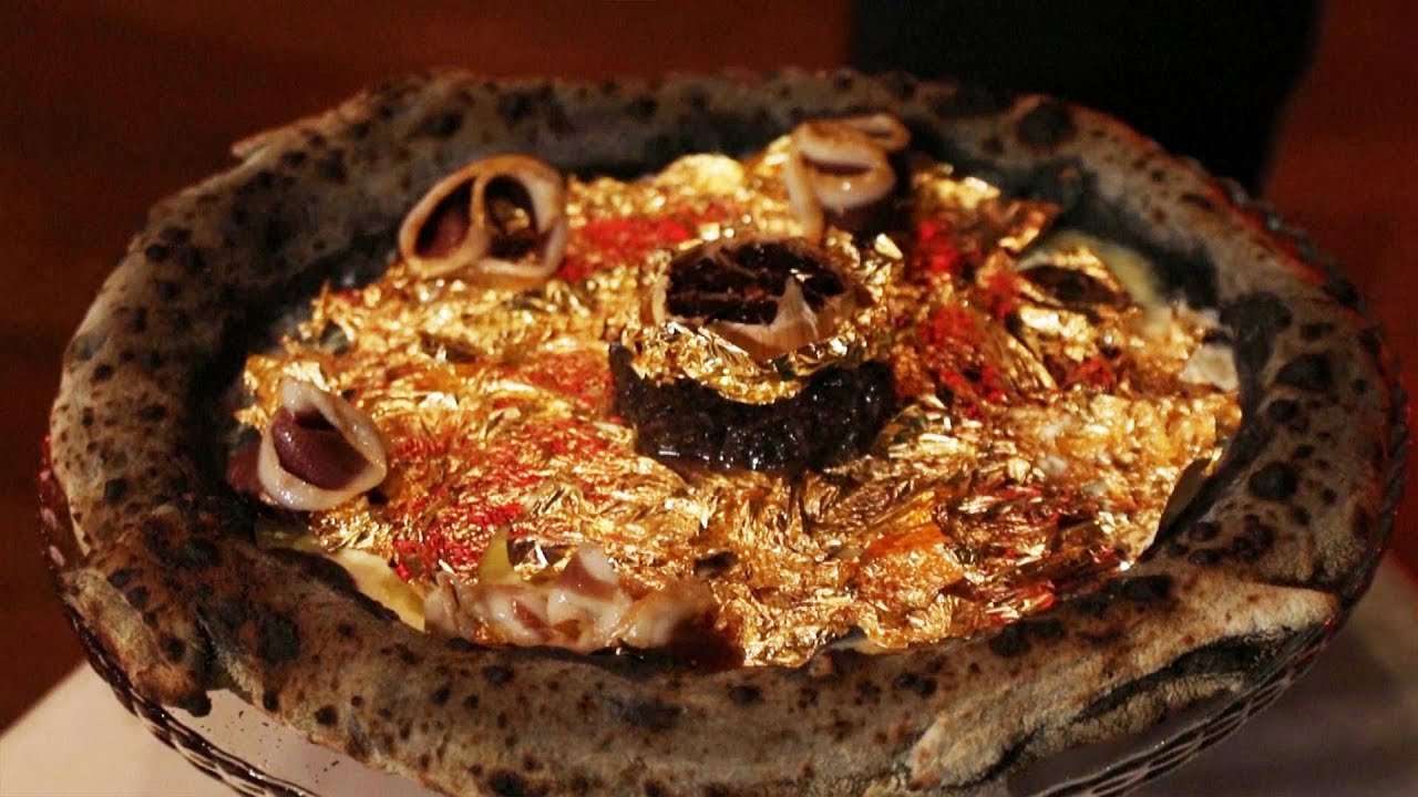 White Truffle and Gold Pizza – Rs 2,00,860