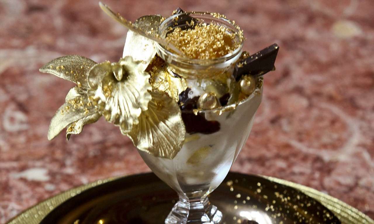 24K Gold Ice Cream Sundae – Rs 83,000