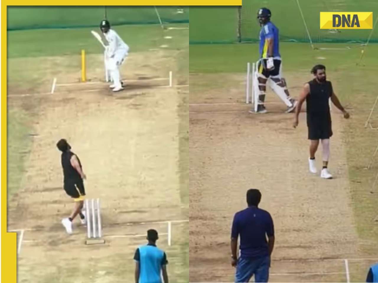 Watch: Mohammed Shami bowls at full tilt in nets after India's 8-wicket defeat in Bengaluru Test