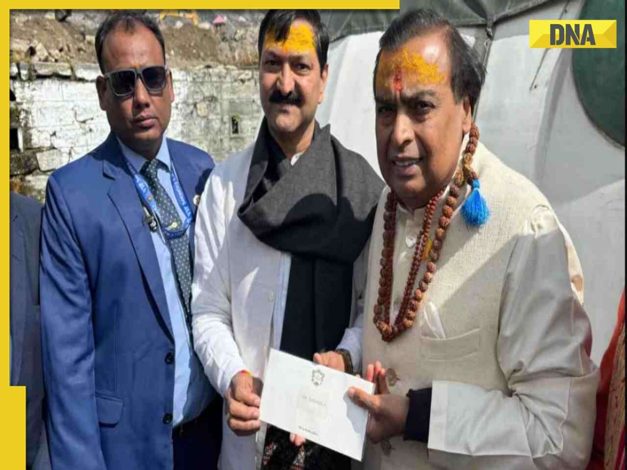 Mukesh Ambani donated THIS amount following his spiritual visit to...