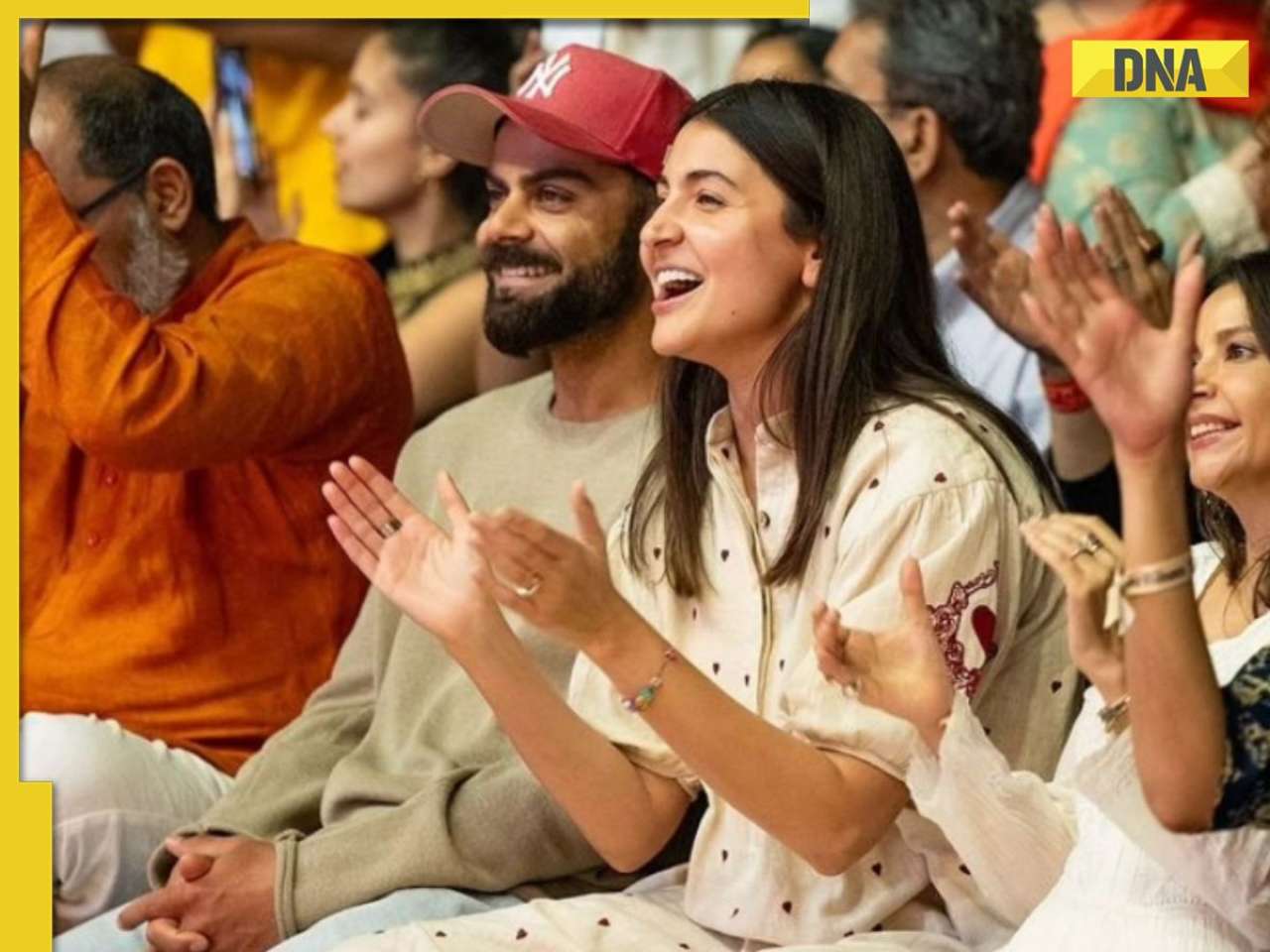 Virat Kohli, Anushka Sharma attend Krishna Das' kirtan hours after India's New Zealand loss in 1st Test, watch 