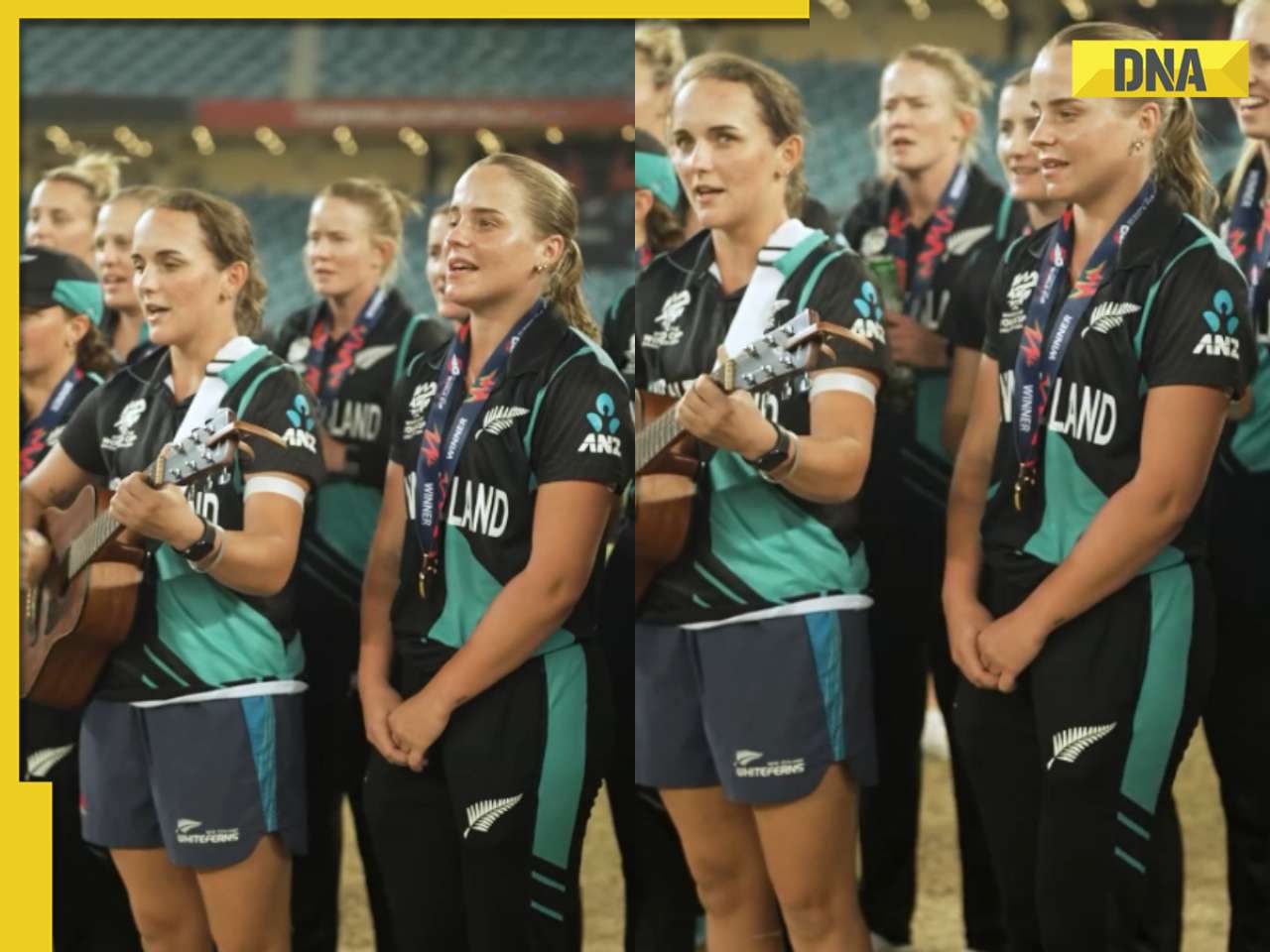 Women's T20 World Cup 2024: Amelia Kerr plays guitar, sings as New Zealand celebrate maiden win, WATCH video