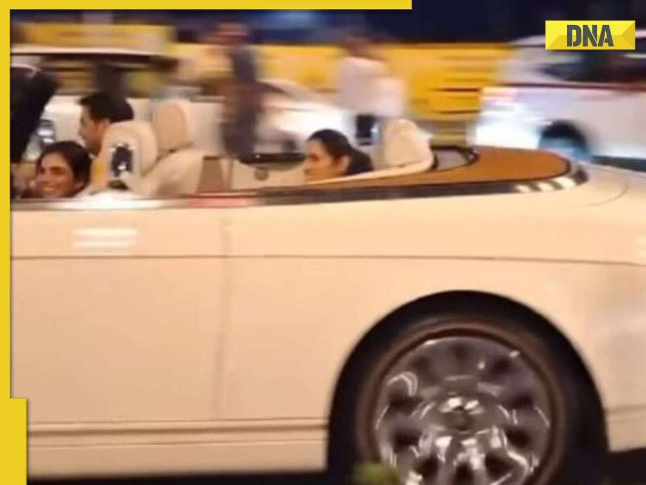 Mukesh Ambani's twins Akash Ambani, Isha Ambani along with Shloka Mehta cruise in Roll-Royce, video goes viral