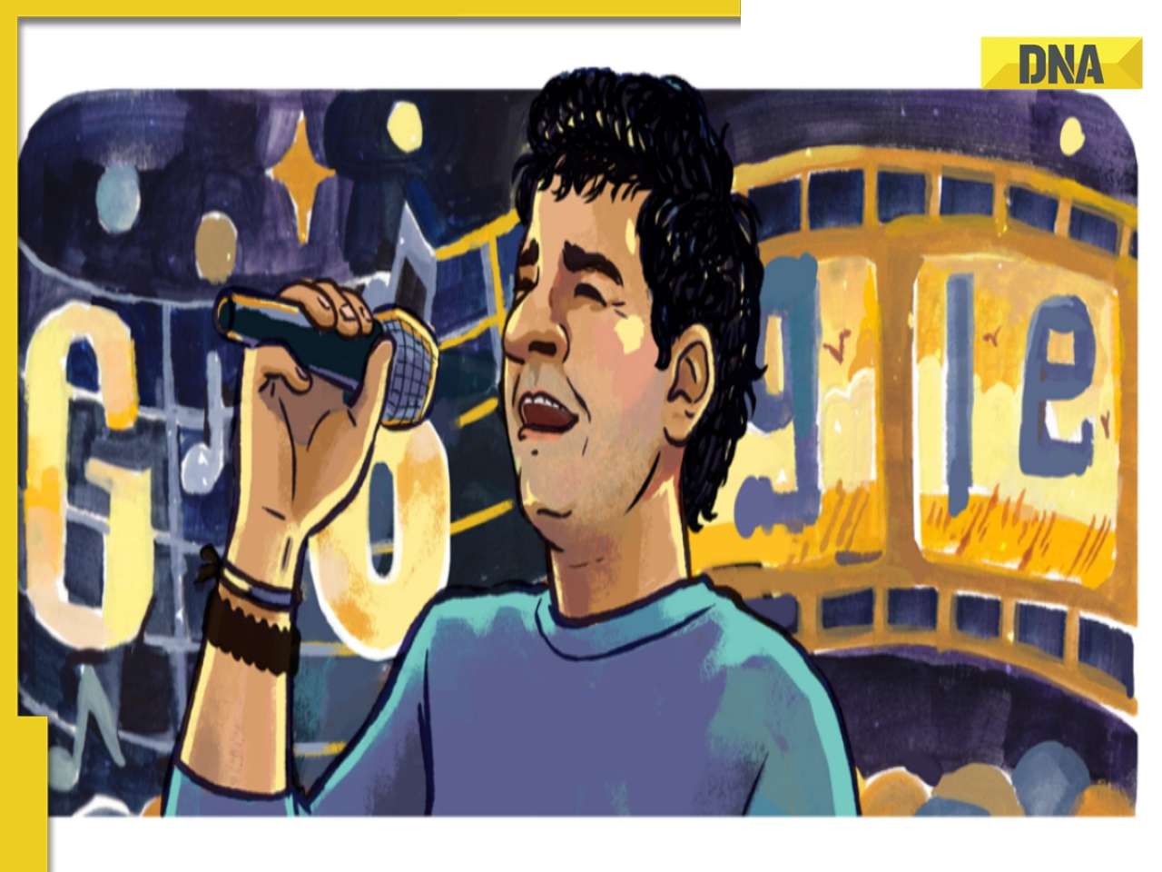 Google Doodle celebrates singer KK aka Krishnakumar Kunnath who was known for his soulful, romantic songs