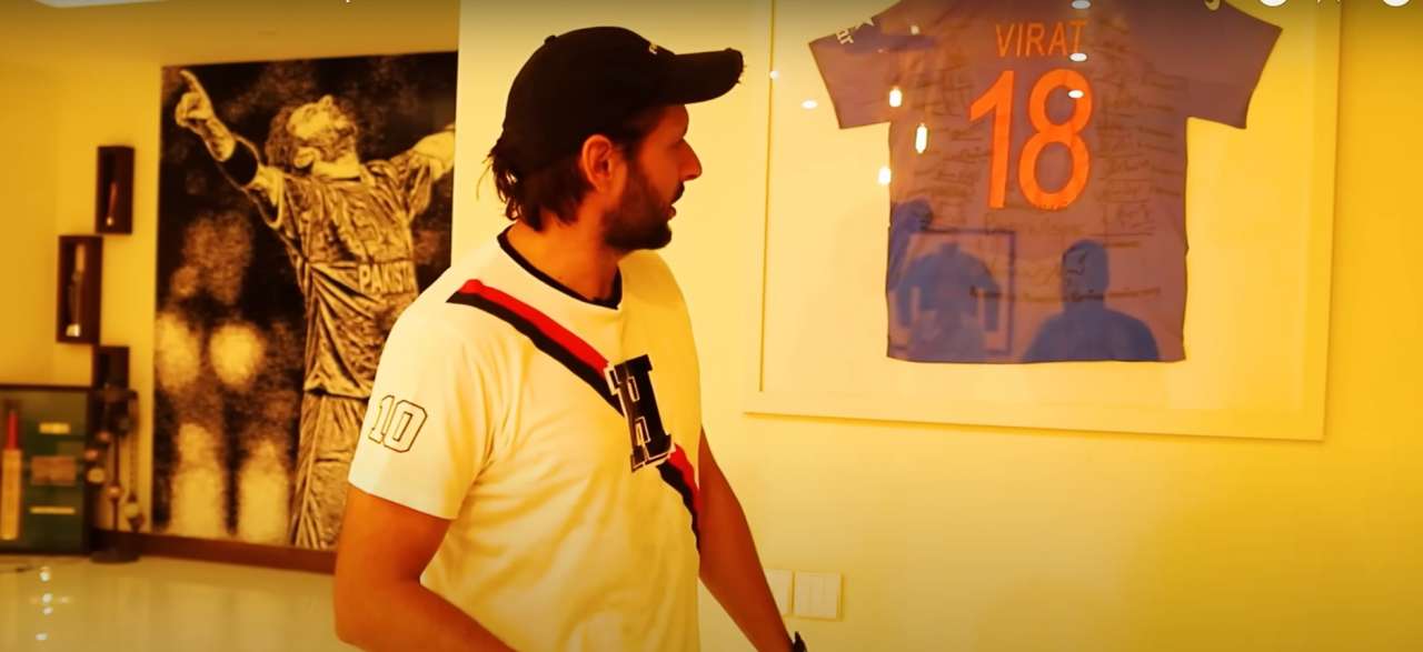 Virat Kohli's autographed jersey