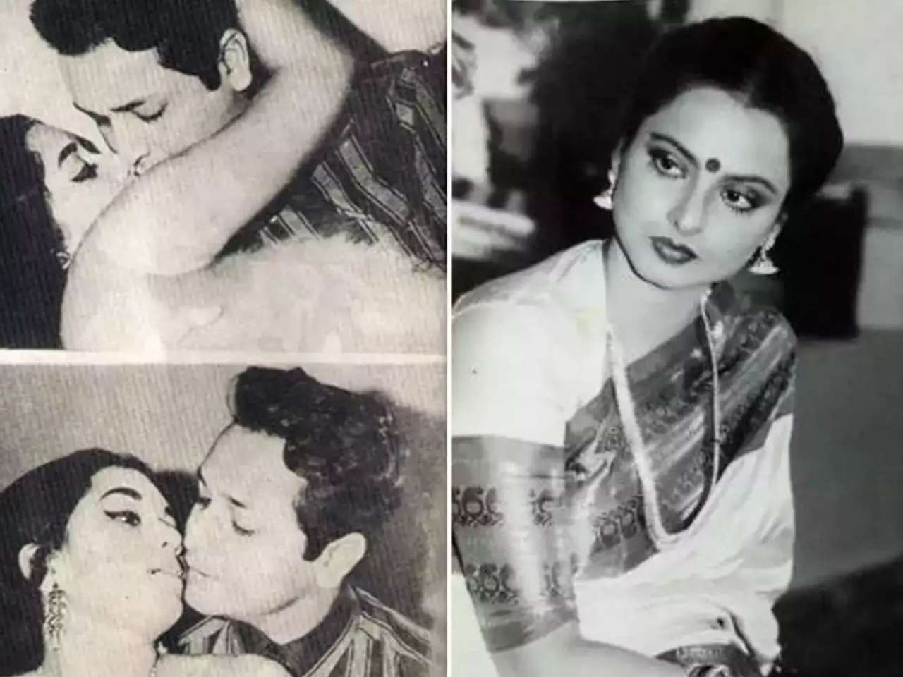 Rekha's reaction to kiss incident