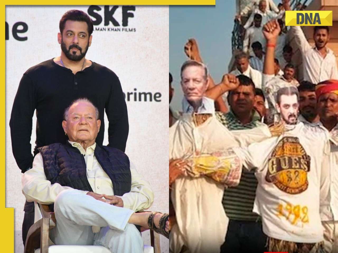 Salman Khan, Salim Khan's effigies burned amid death threats from Lawrence Bishnoi: 'We are Bishnois, we don't...'