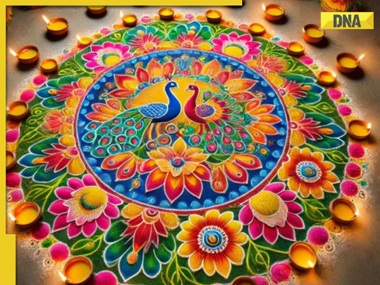 Diwali 2024: 5-minute Rangoli design ideas to illuminate your Diwali celebrations