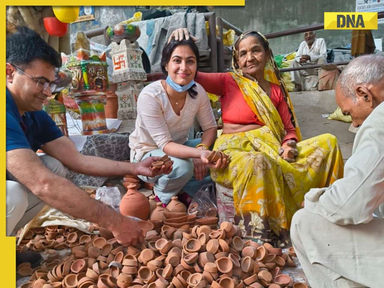 'Vocal for local': Manu Bhaker chooses handmade 'mitti' diyas for Diwali, shares pic