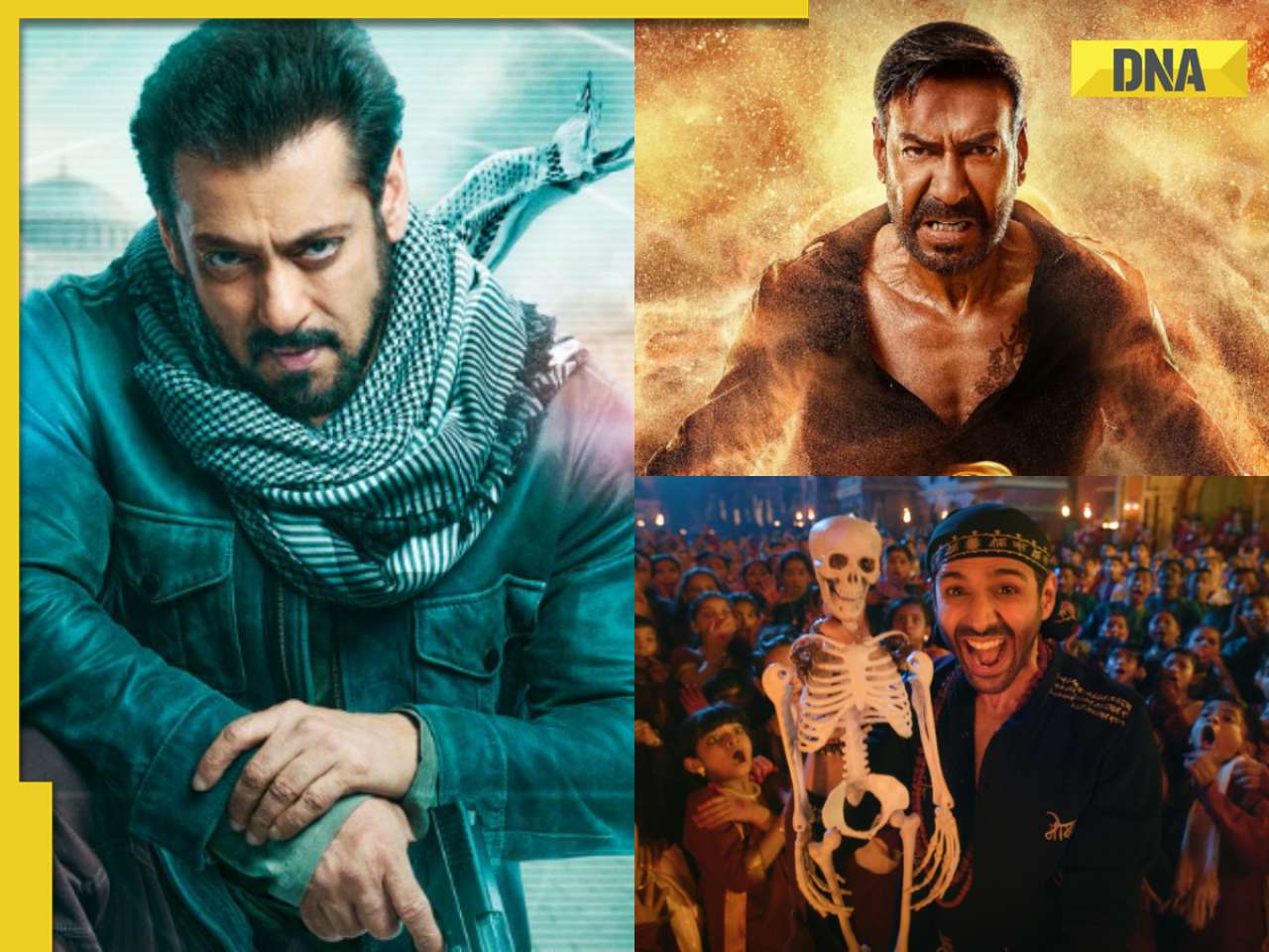 From Tiger 3 to Krrish 3, top 5 biggest Diwali blockbusters; can Singham Again, Bhool Bhulaiyaa 3 break their record?