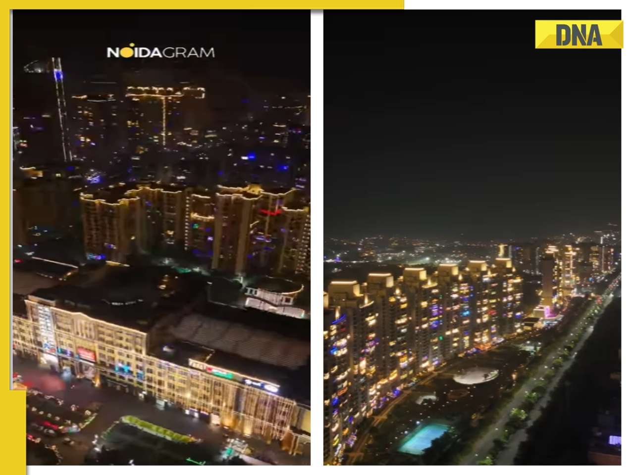 'Isse zyada sundar...': Viral video captures aerial view of Diwali celebrations in Noida, WATCH