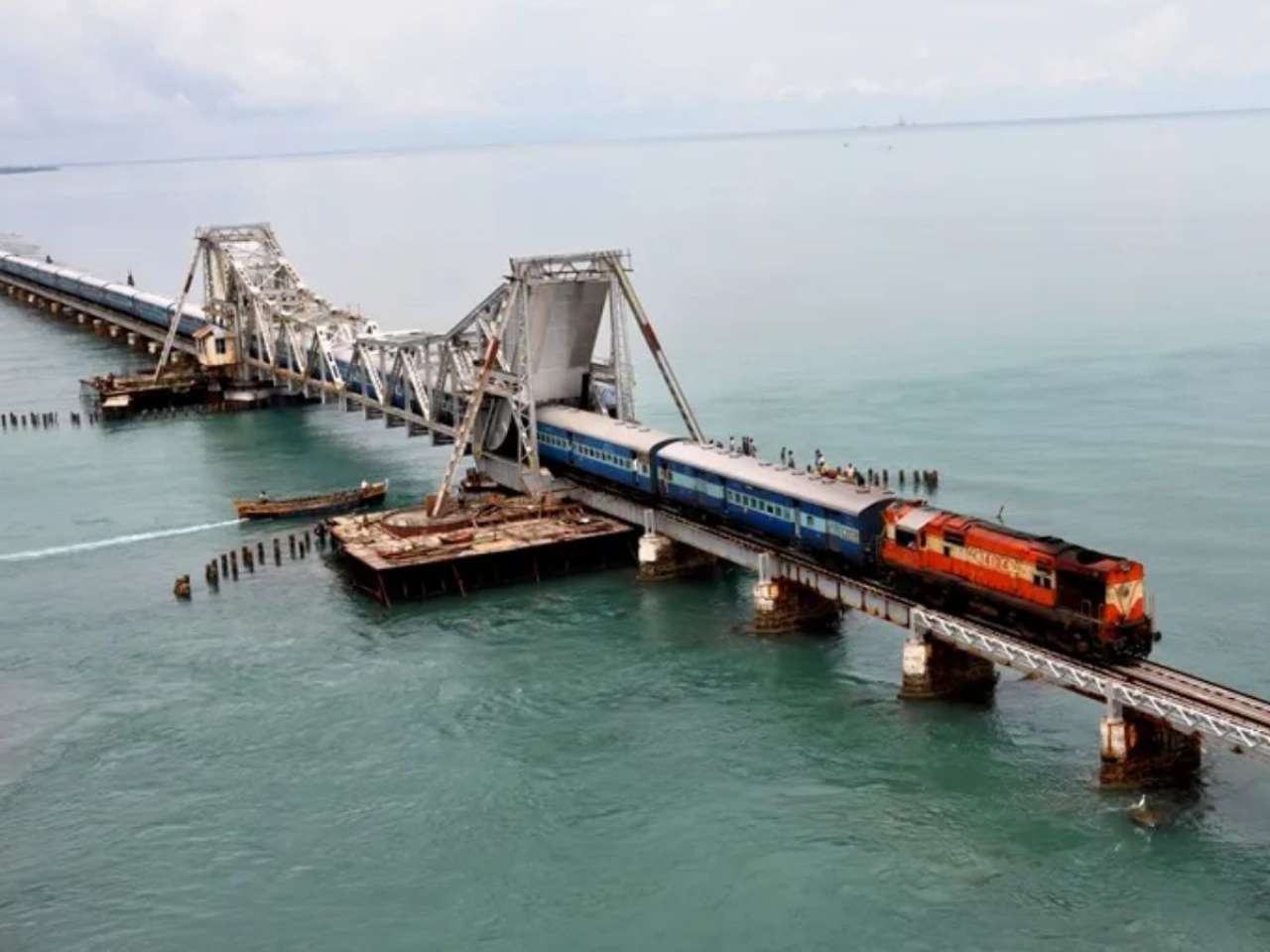 Pamban Railway, India