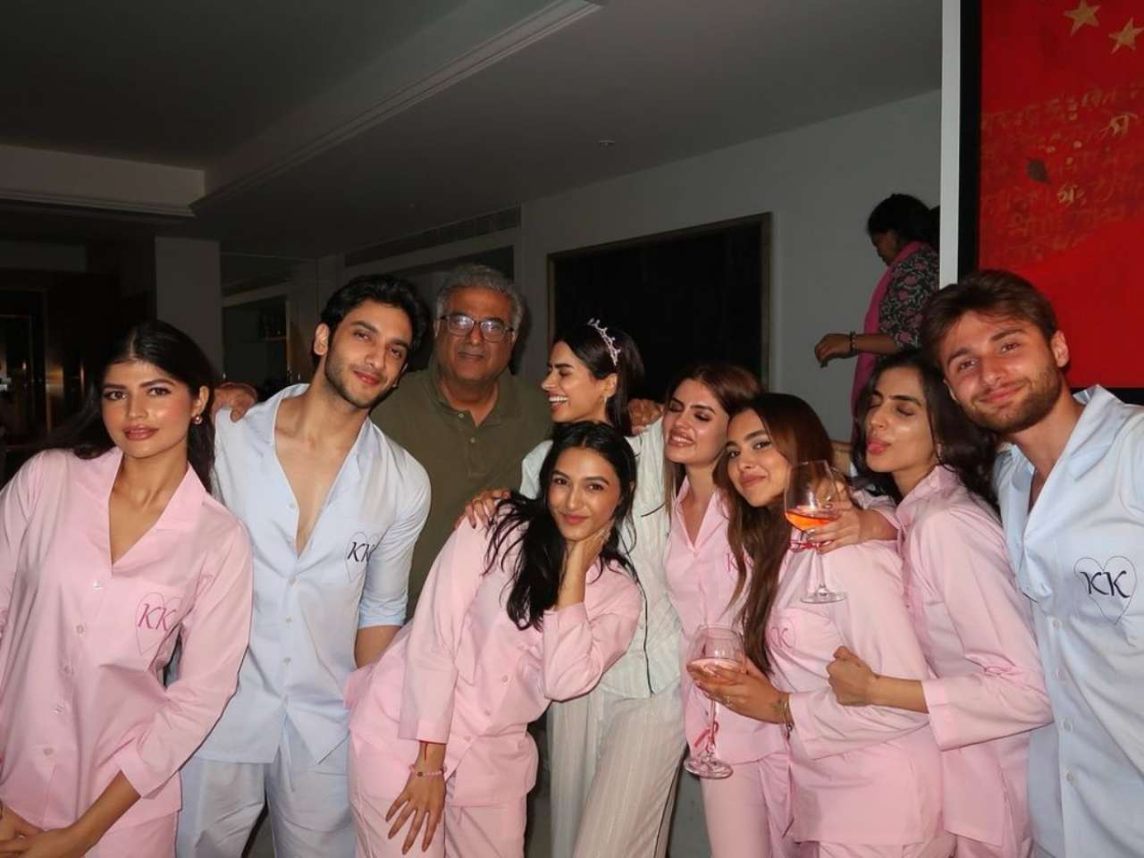 Vedang Raina and Boney Kapoor joining the party