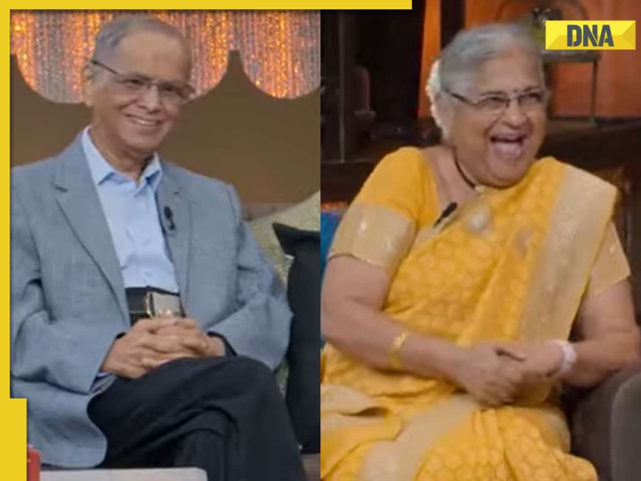 Infosys founder Narayana Murthy flirts with Sudha Murty in viral video from Kapil Sharma show