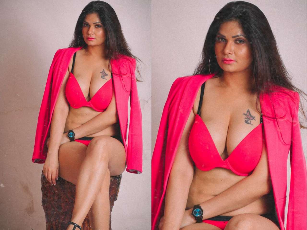 Aabha Paul's hot combination for bikini