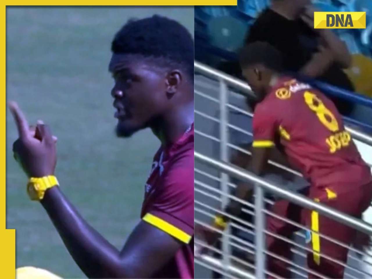 Watch: West Indies bowler Alzarri Joseph storms off pitch after on-field disagreement with captain Shai Hope