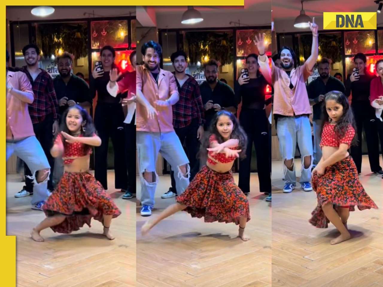 Viral video: Little girl wins heart with adorable dance to 'aayi nai' song, watch