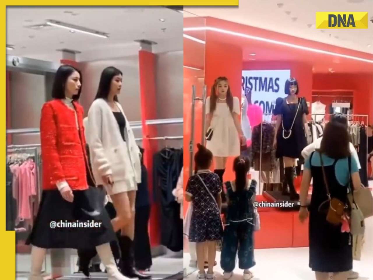 Viral video shows women as 'live mannequins' in mall, sparks fury; WATCH