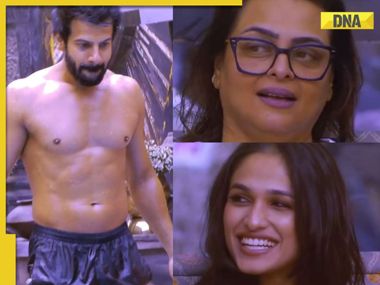 Bigg Boss 18: Shilpa Shirodkar, Kashish Kapoor, Chahat Pandey gaze at shirtless Karan Veer Mehra, say 'ekdum sexy hai'