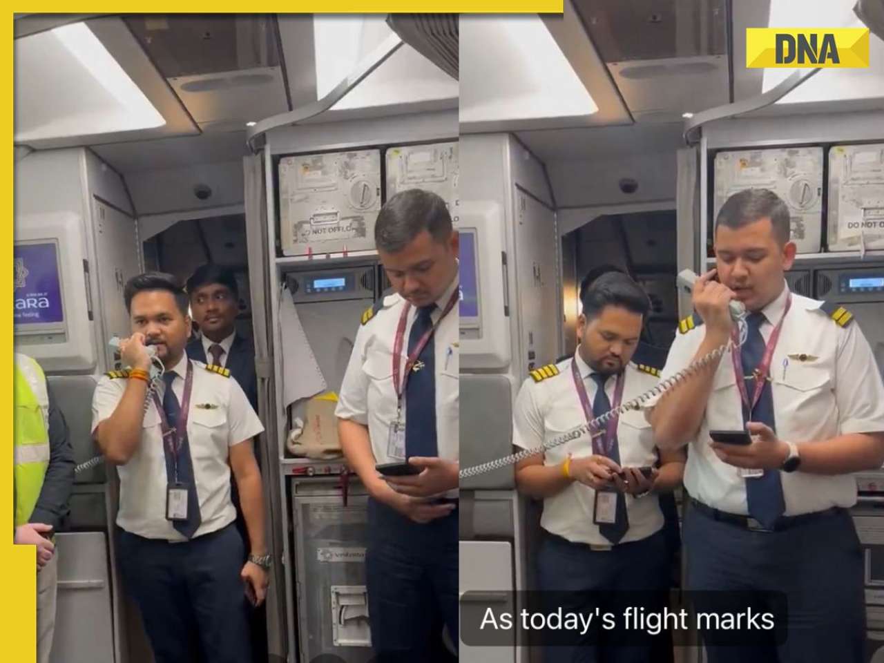 Viral video: Vistara crew bids emotional farewell on last flight before merger with Air India, watch