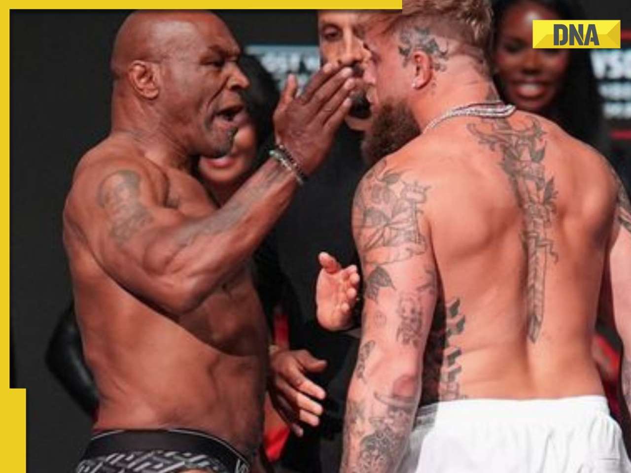 'This fight is..' This is the reason why Mike Tyson slapped Jake Paul during the weigh-in, check it here