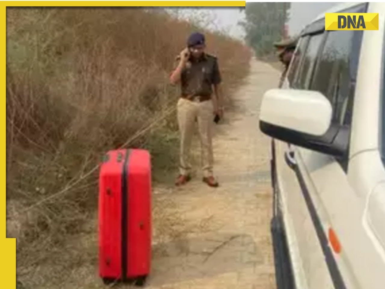 Woman's body stuffed in red suitcase found on Delhi-Lucknow highway, police initiate probe