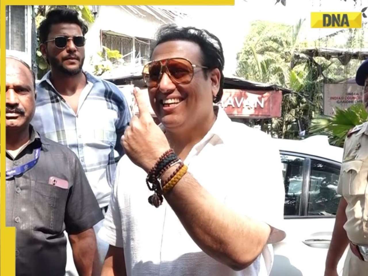 Maharashtra Assembly Elections 2024: Govinda appears to cast vote, shares his health update, says 'sab accha hai'