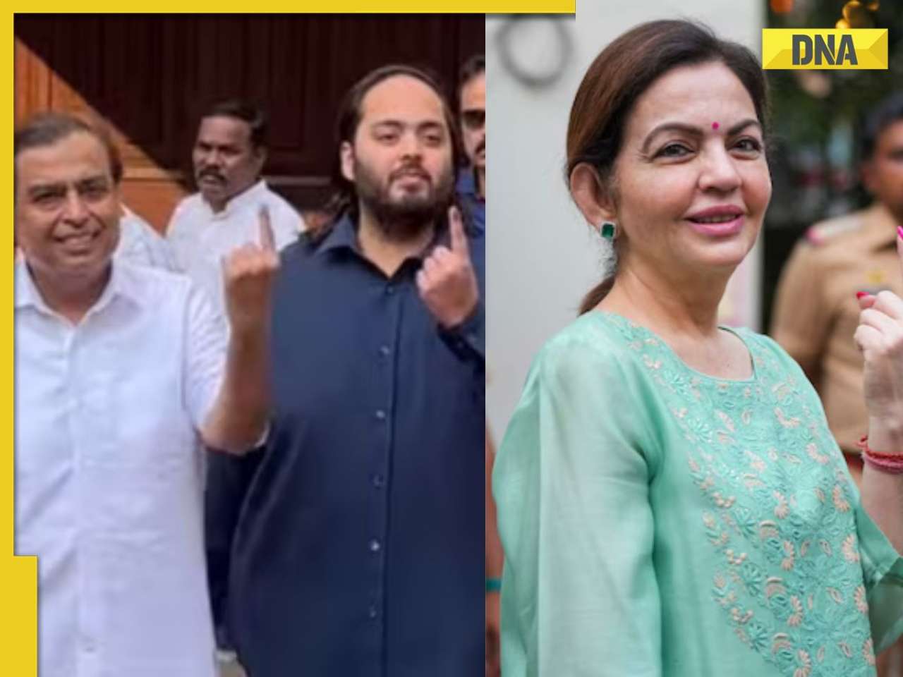 Maharashtra Election 2024: Mukesh Ambani and family cast their votes in Mumbai