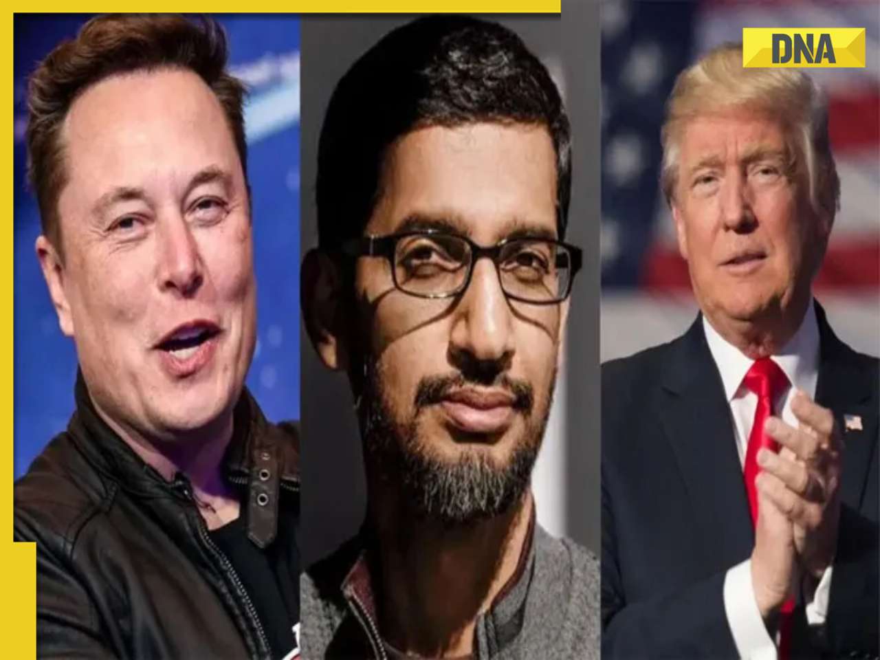 Google CEO Sundar Pichai dials Donald Trump, Elon Musk joins call, netizens says Tesla CEO 'First Buddy'