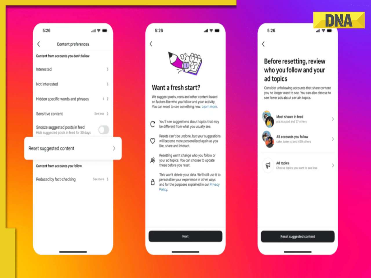 Instagram introduces new feature, know how to reset app's algorithm, change your feed