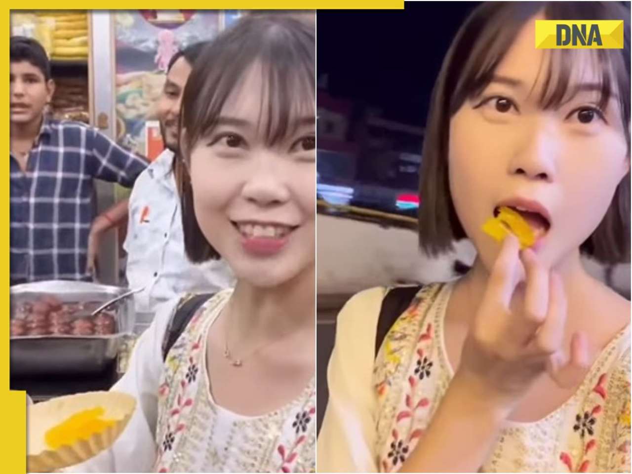 Video shows Korean girl eating jalebi for first time, her reaction to Indian sweet goes viral