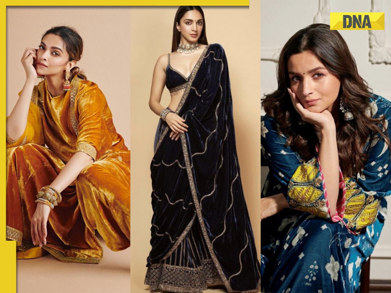 From Alia bhatt to Kiara Advani: Bollywood inspired velvet outfits for this wedding season