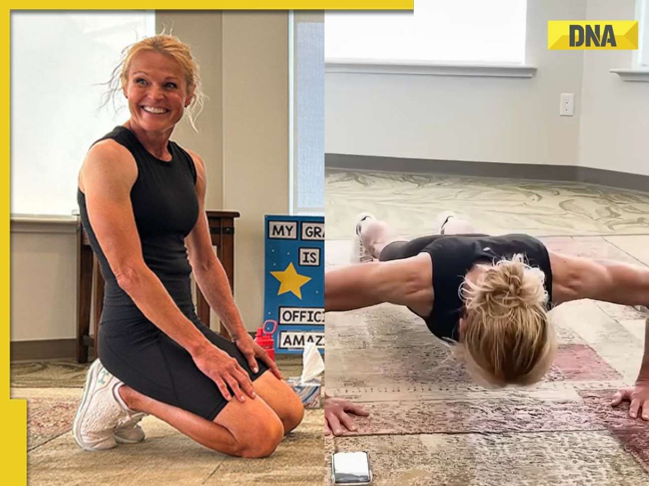 This 59-year-old grandmother breaks Guinness World Record with over 1,500 push-ups in 60 minutes